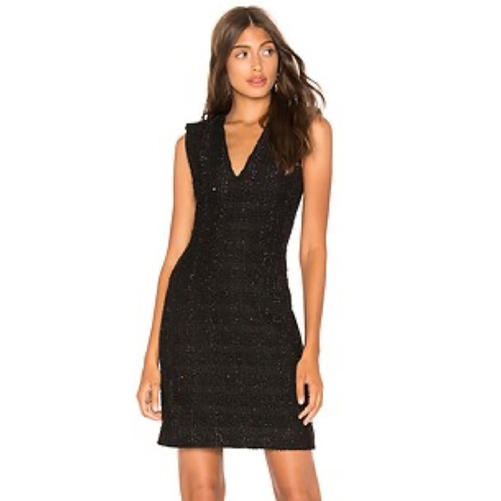 Alice + Olivia Adelaide sparkly tweed dress size 2